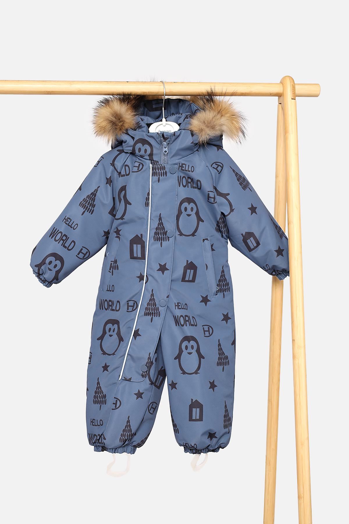 Комбинезон утепленный для мальчика цвет синий 68 ЦБ-00280244 Комбинезон утепленный для мальчика цвет синий 68 ЦБ-00280244