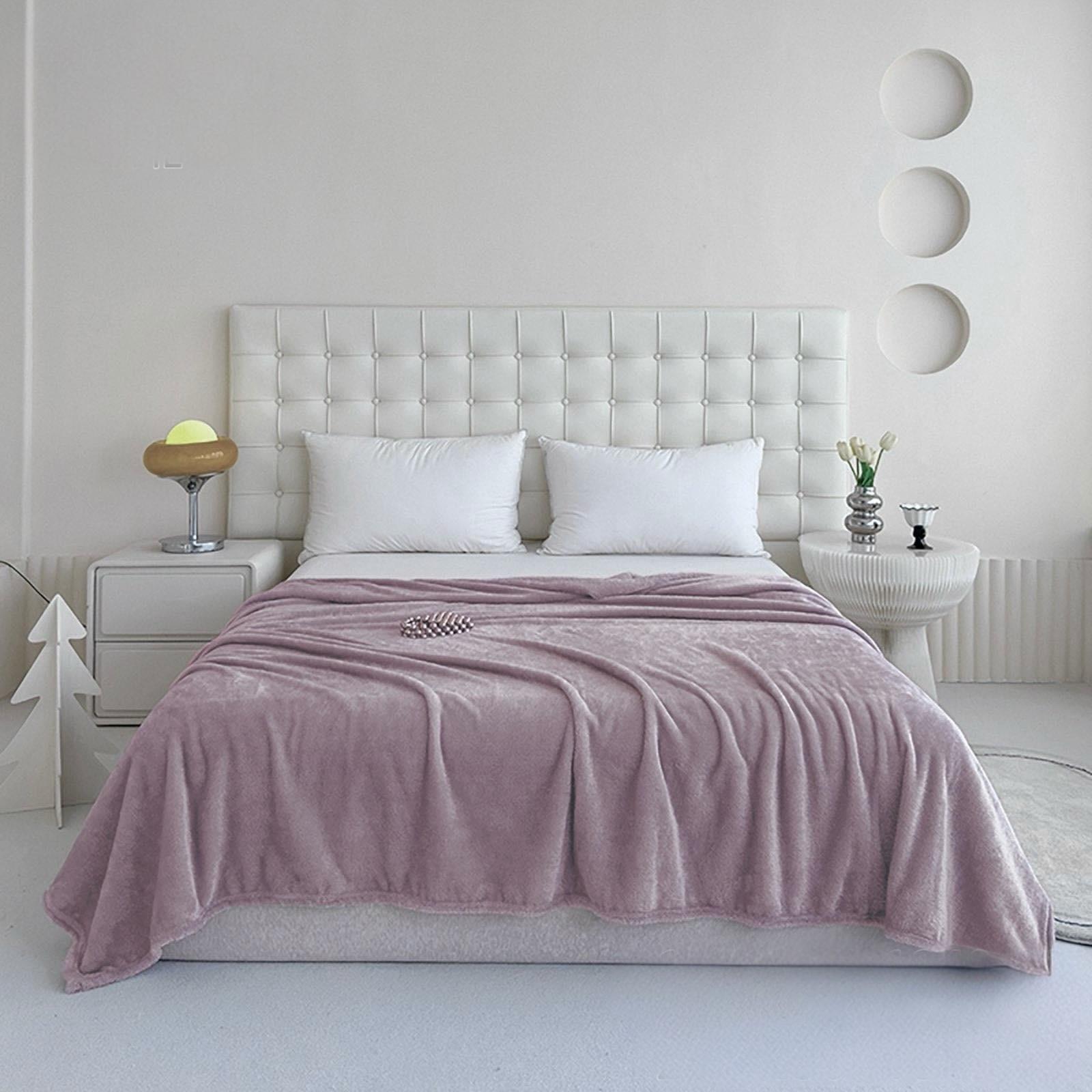 Плед-покривало з мікрофібри Malloory Home 180x200 см Світло-рожевий (1841-9) - фото 1 Плед-покривало з мікрофібри Malloory Home 180x200 см Світло-рожевий (1841-9) - фото 1