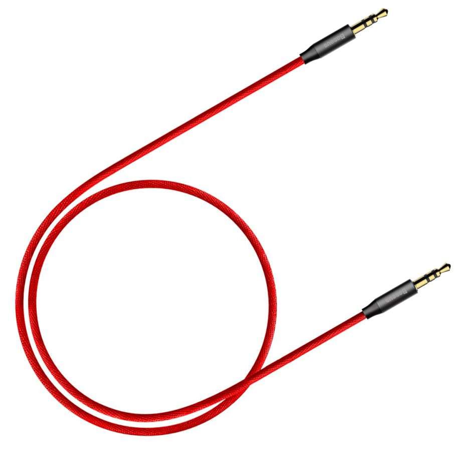 Кабель Baseus Yiven AUX Cable M30 1 м Red/Black