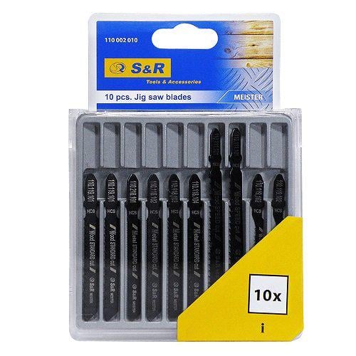 Набор пильных полотен S&R Meister дерево/металл 10 шт. (110002010)