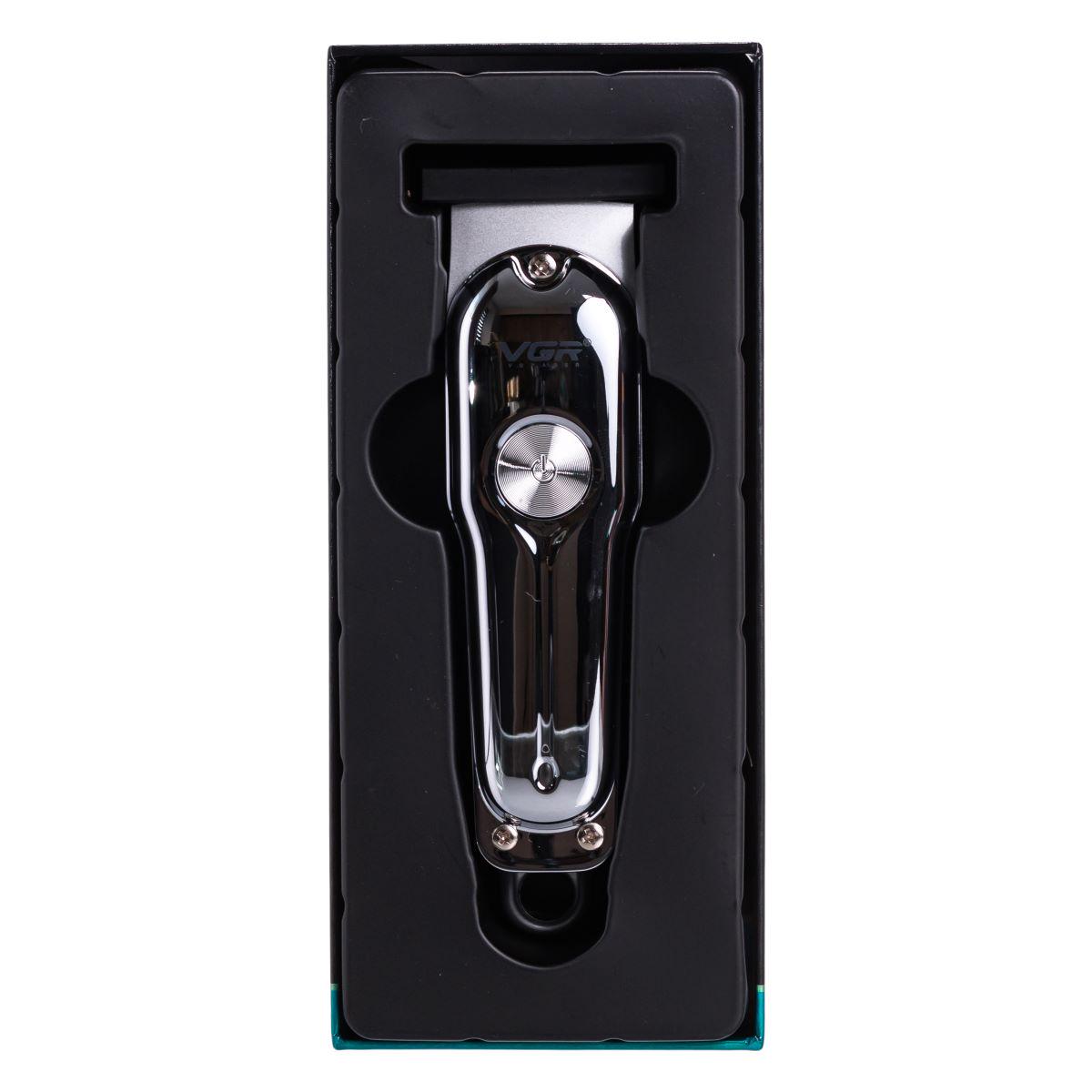 Машинка для стрижки VGR V-071 аккумуляторная Серебристый (7357) - фото 18