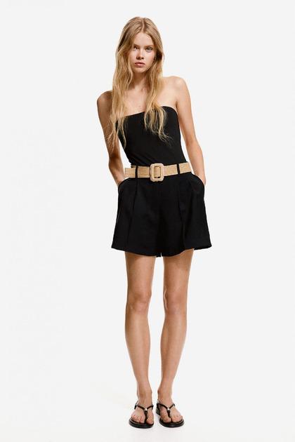 Шорты H&M р. 38 Черный (1228991П)