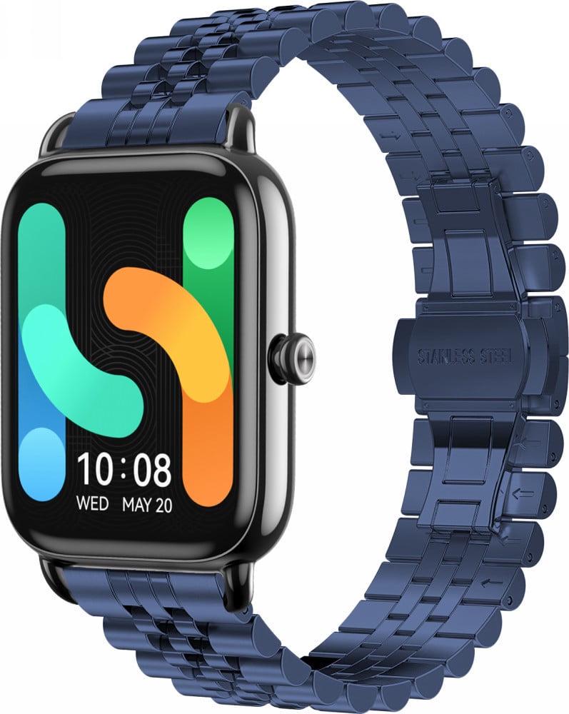 Браслет металлический Stech для Haylou RS4 Plus LS11 Blue (40634-28) Браслет металлический Stech для Haylou RS4 Plus LS11 Blue (40634-28)