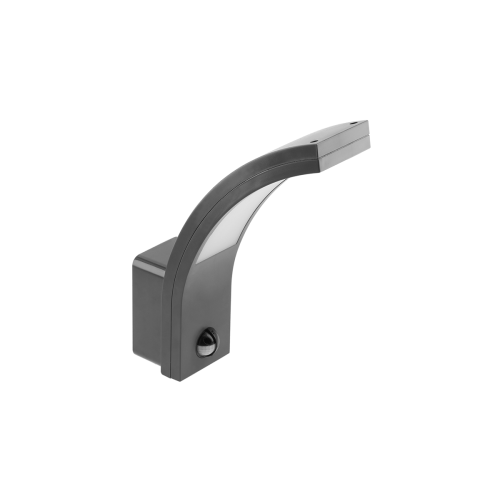 Светильник светодиодный GTV PARIS LD-PAR10 W40-10 10 W 4000К с датчиком движения IP54 Серый