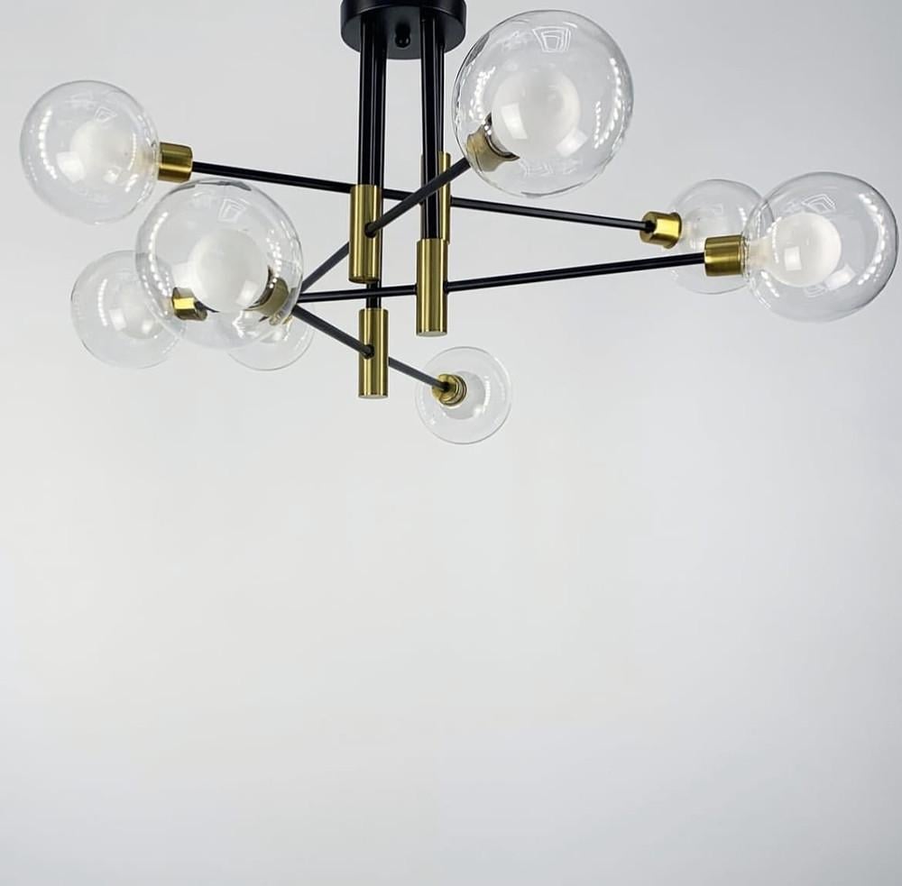 Люстра сучасна з подвійним плафоном на 8 ламп (AOC 18/8) - фото 2