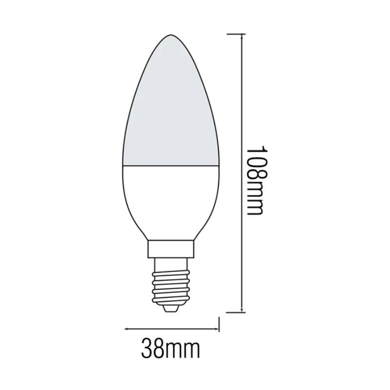 Лампа светодиодная HOROZ ELECTRIC ULTRA-10 10W E14 4200К (001-003-0010-030) - фото 3