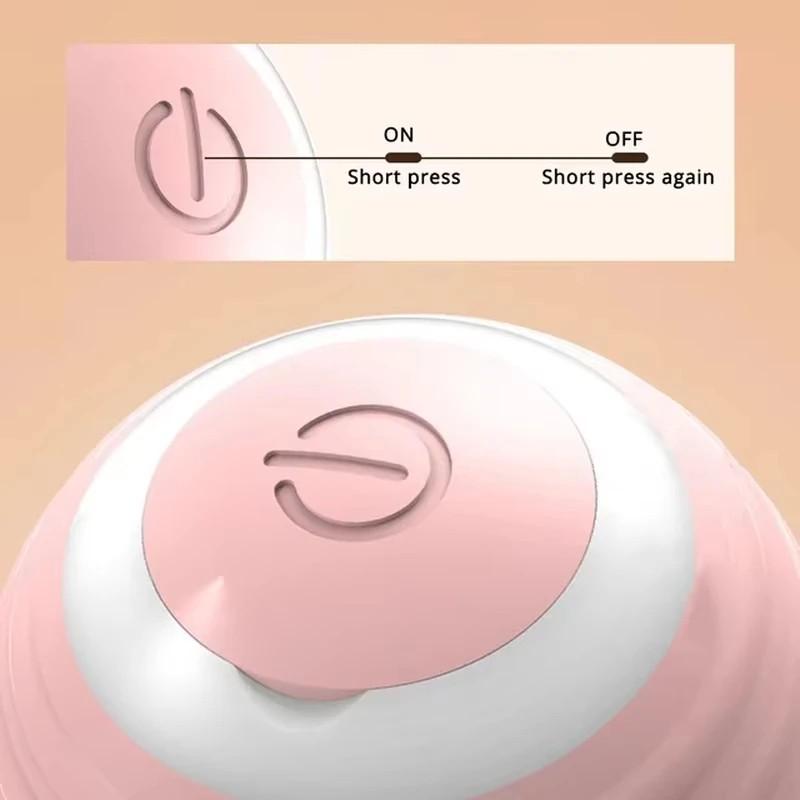 Іграшка для котів інтерактивна Чарівний м'яч Рожевий (2501517419) - фото 2