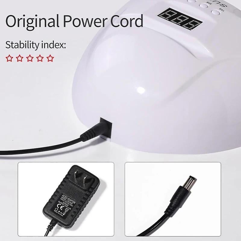 Лампа SUN для сушіння гель лаку 48 W LED/UV LED дисплей Білий (1S) - фото 4 Лампа SUN для сушіння гель лаку 48 W LED/UV LED дисплей Білий (1S) - фото 4