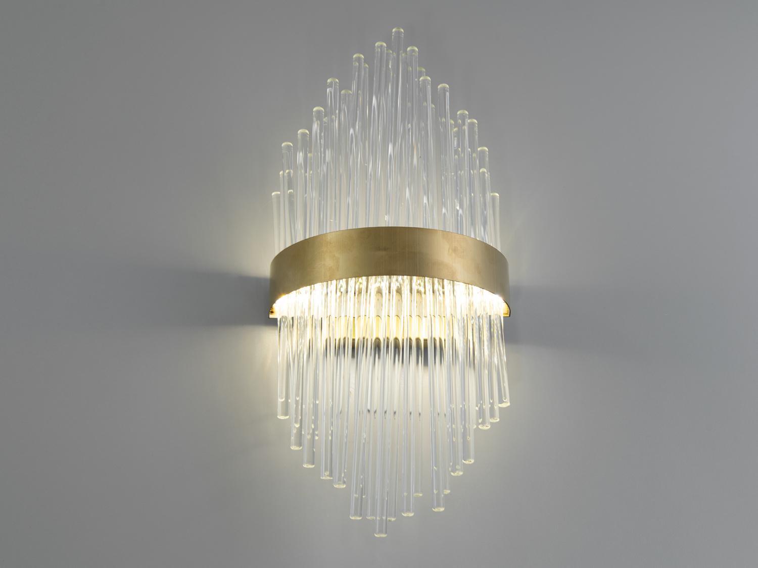 Светильник настенный светодиодный прикроватный для спальни 18W Бронзовый