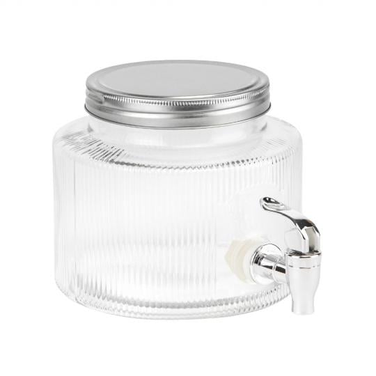 Диспенсер з краном на підставці скляний 2,5 л (90301) - фото 4 Диспенсер з краном на підставці скляний 2,5 л (90301) - фото 4