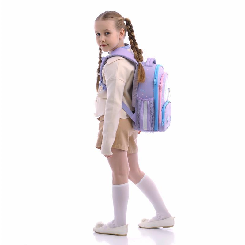 Рюкзак школьный GoPack Education GO25-597M-3 Fairytale Unicorn каркасный с ортопедической спинкой (000995161) - фото 3