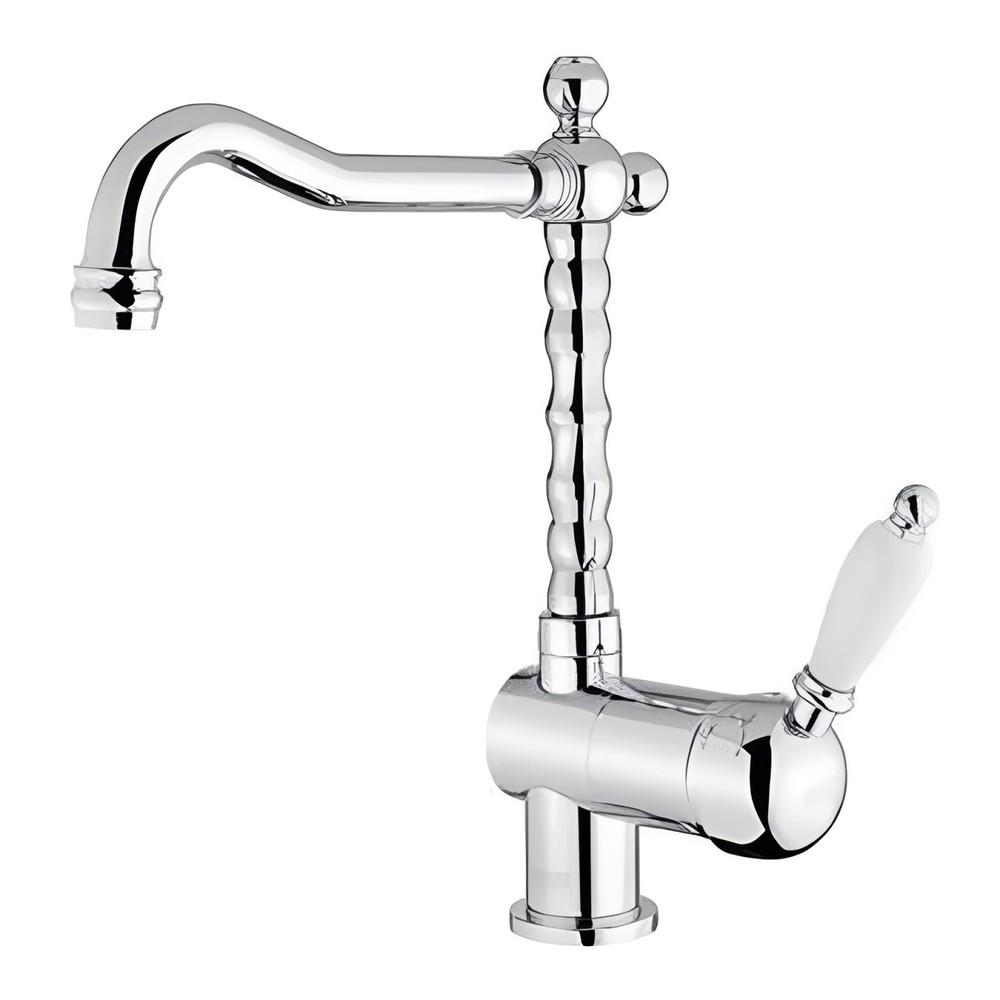 Смеситель для кухни Santan IMPERIAL 83CR5414 с боковой ручкой (110718)