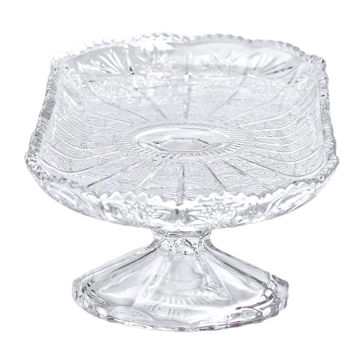 Фруктовниця скляна на ніжці 33,5х15х10 см - фото 6 Фруктовниця скляна на ніжці 33,5х15х10 см - фото 6