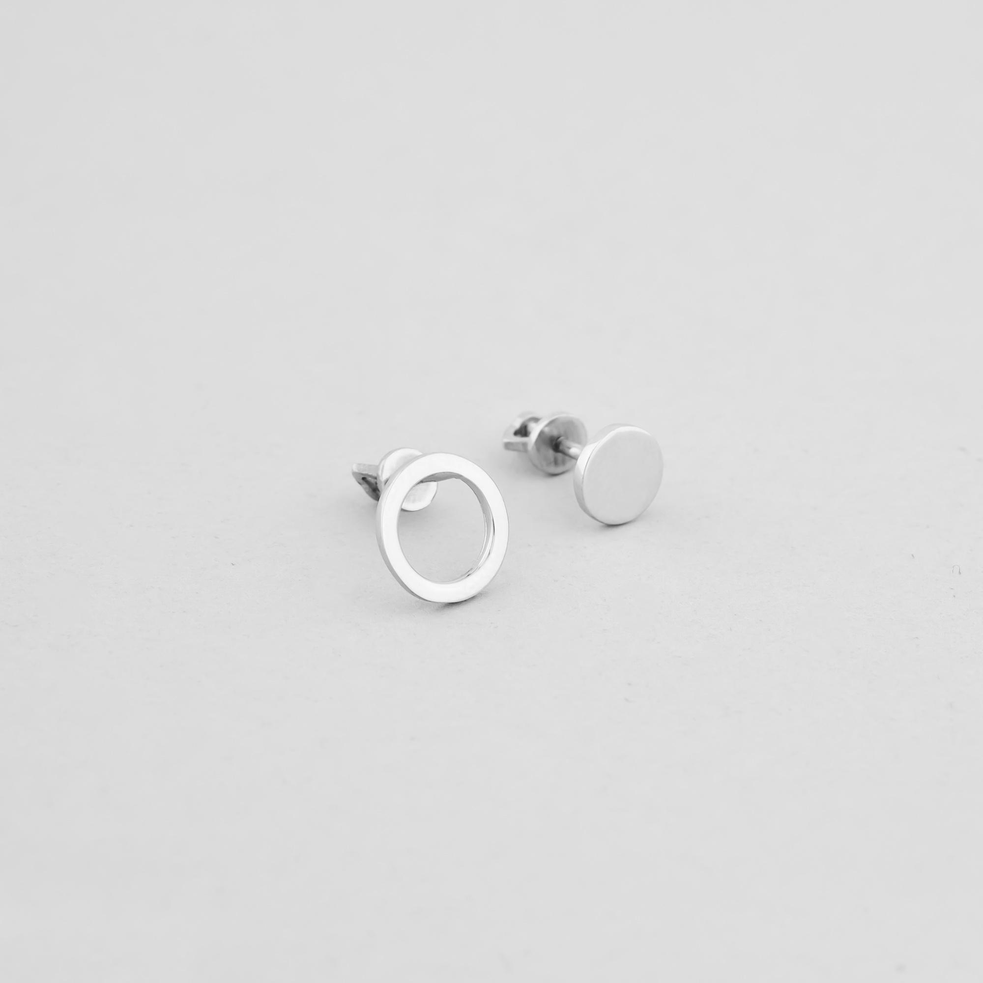 Серебряные серьги Minimal Амбиция (15003)