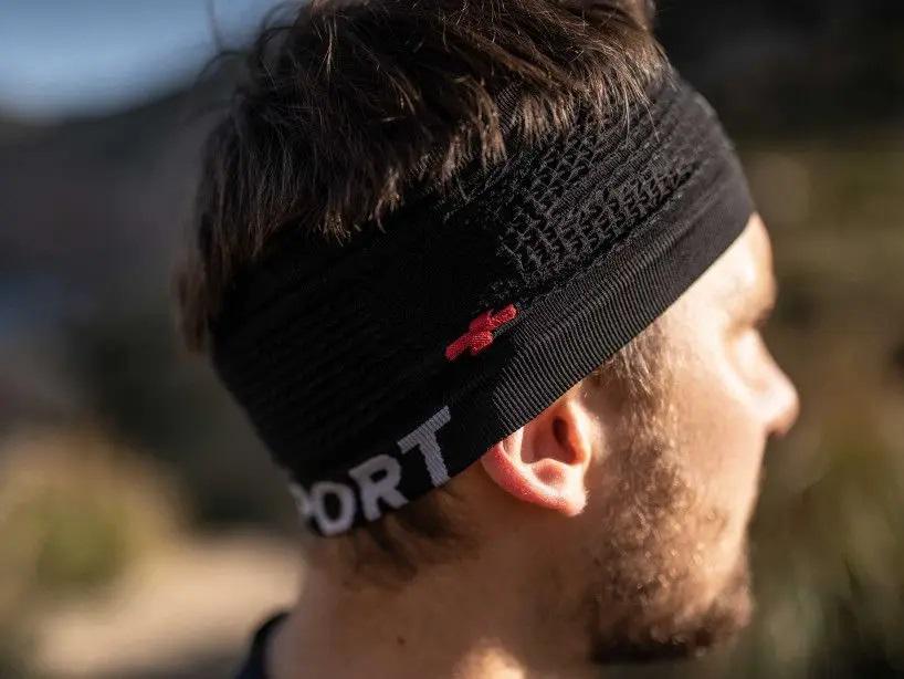 Пов'язка на голову Compressport Headband On/Off Black - фото 2