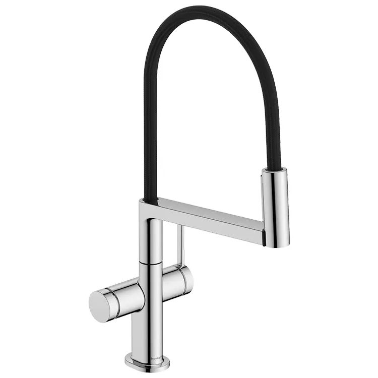 Смеситель для кухни Hansgrohe Talis M54 PowderSpray 210 3jet Semi-Pro 72861000 однорычажный Хром (LM-72861000)