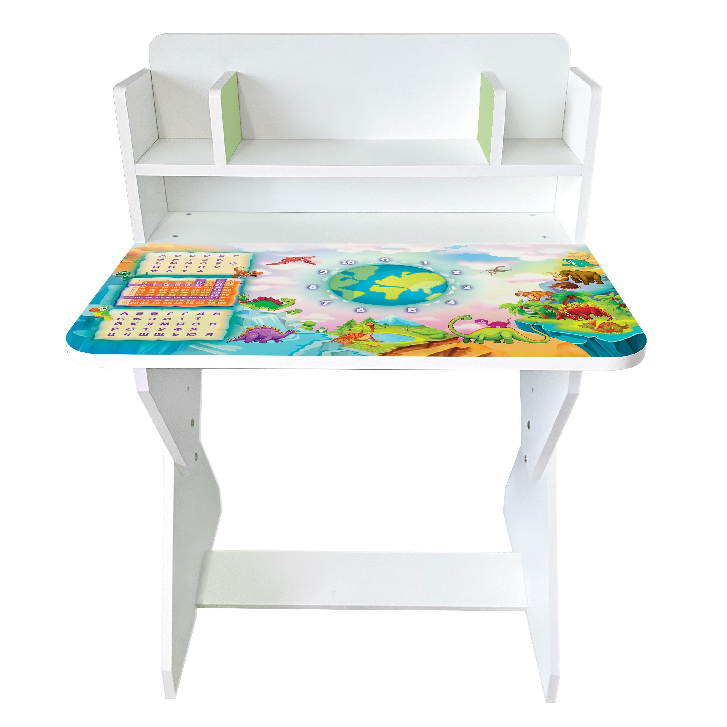 Парта со стульчиком Holy Wood П01 регулируемая с рисунком Динозавры (18137616) - фото 2