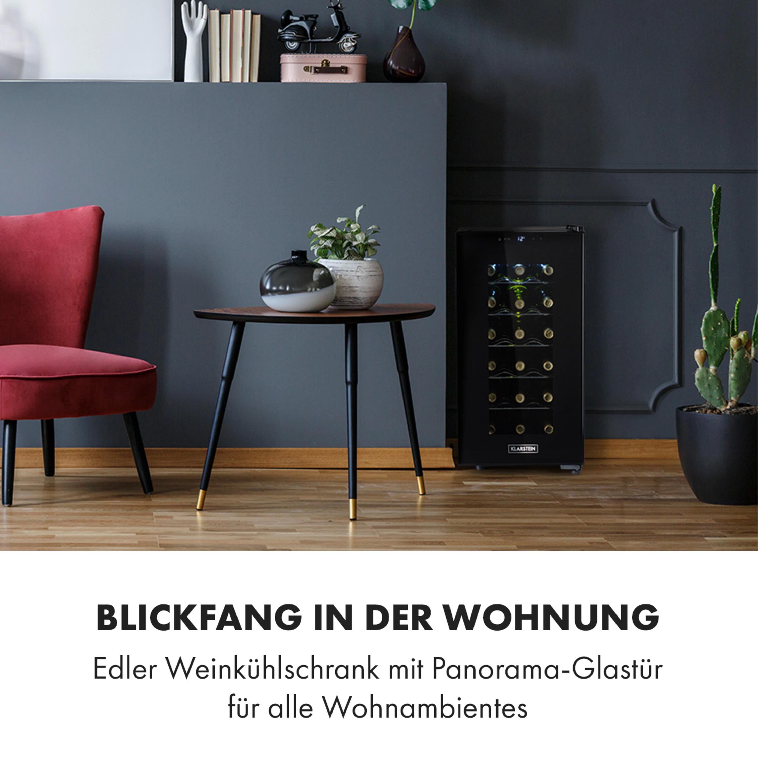 Холодильник винний Klarstein Bellevin 18 Uno 11-18 °C 50 л (10035863) - фото 5 Холодильник винний Klarstein Bellevin 18 Uno 11-18 °C 50 л (10035863) - фото 5