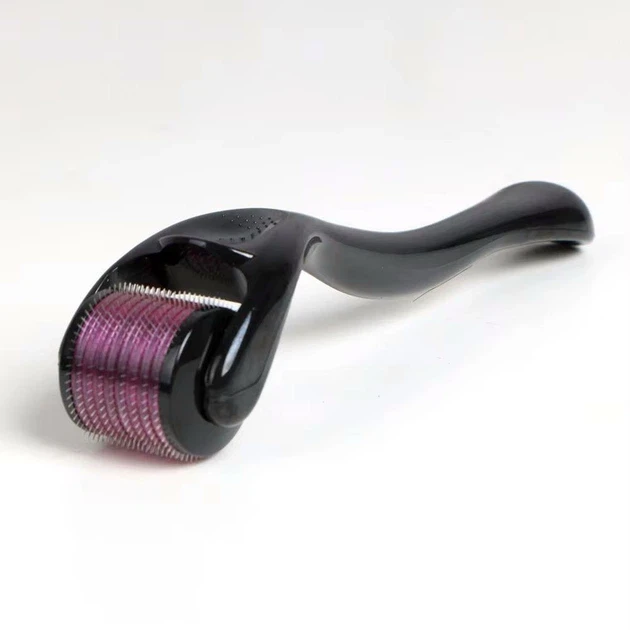 Мезороллер для лица/волос и тела Derma Roller 540 титановых игл 1,5 мм