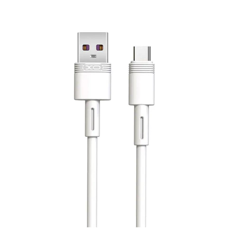 Кабель USB XO NB-Q166 Usb Type-C 5A 1 м Білий