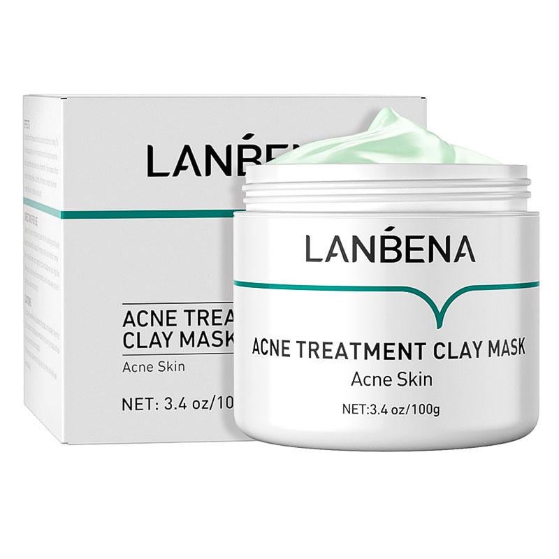 Маска для лица LANBENA Acne Treatment Clay Mask 100 г от прыщей