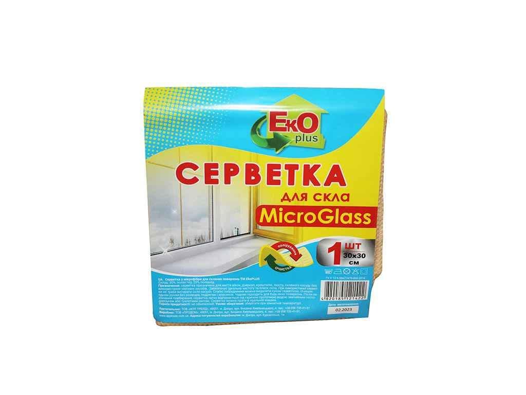 Салфетка для уборки EKO PLUS микрофибра (907152)