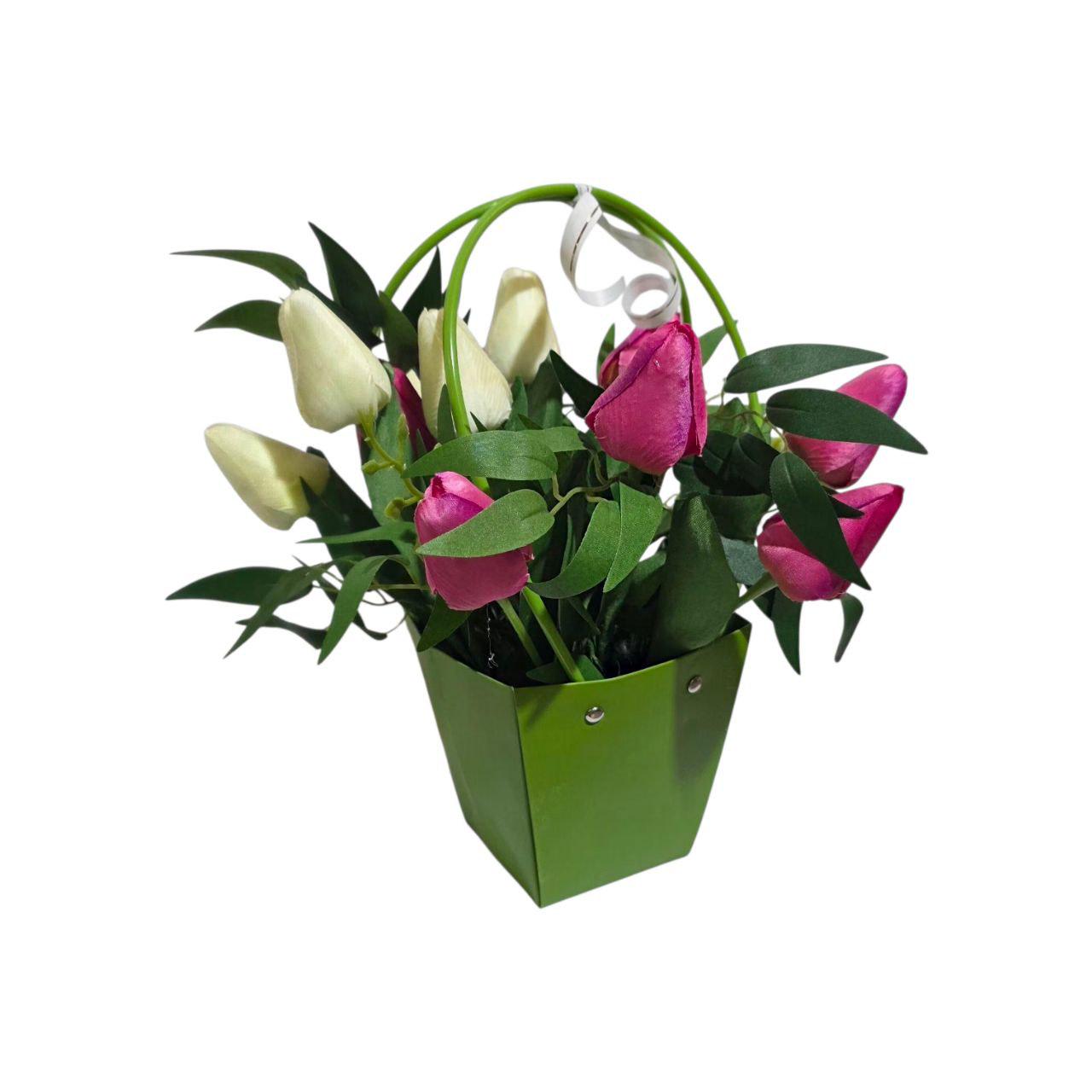 Сумочка Ravisto Тюльпаны 34x30 см Розовый (0510-1)