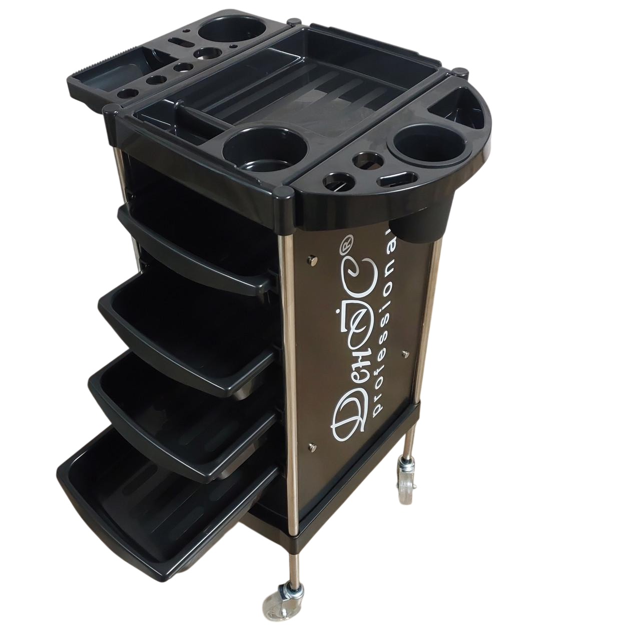 Візок перукарський під'їздне місце майстра ДенІС professional "Чебурашка +" Чорний (1453070718)