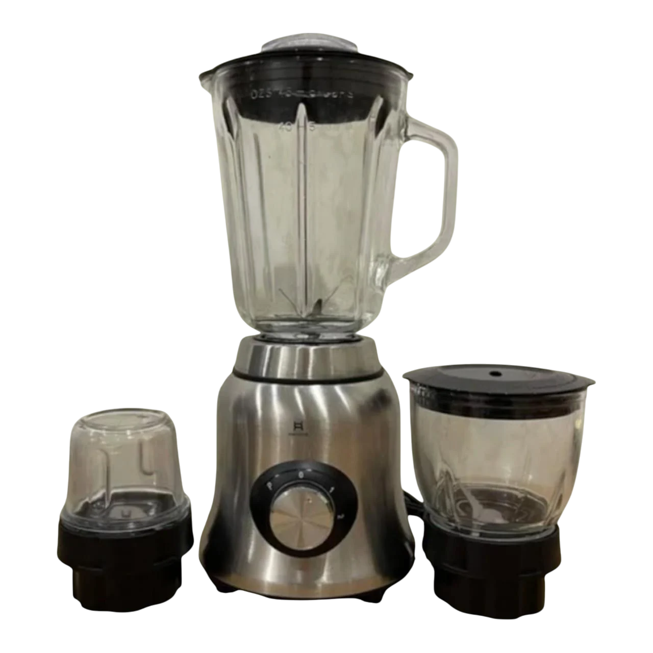 Блендер стационарный Henschll HS-8891 3в1 кофемолка и измельчитель на 2 скорости 1000 Вт 1,5 л (е74)