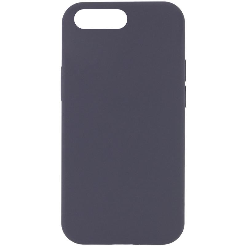 Противоударный Чехол Silicone Case Full Protective (AA) NO LOGO для Apple iPhone 7 plus / 8 plus (5.5") Серый/Dark Gray