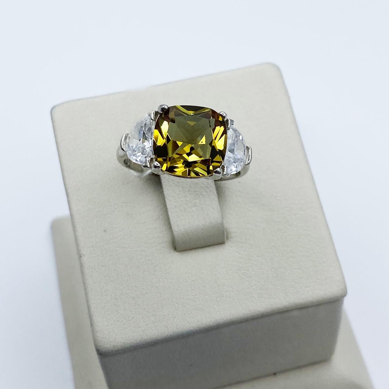 Кольцо серебряное с султанитом р. 17,5 4,08 г (2030053708)