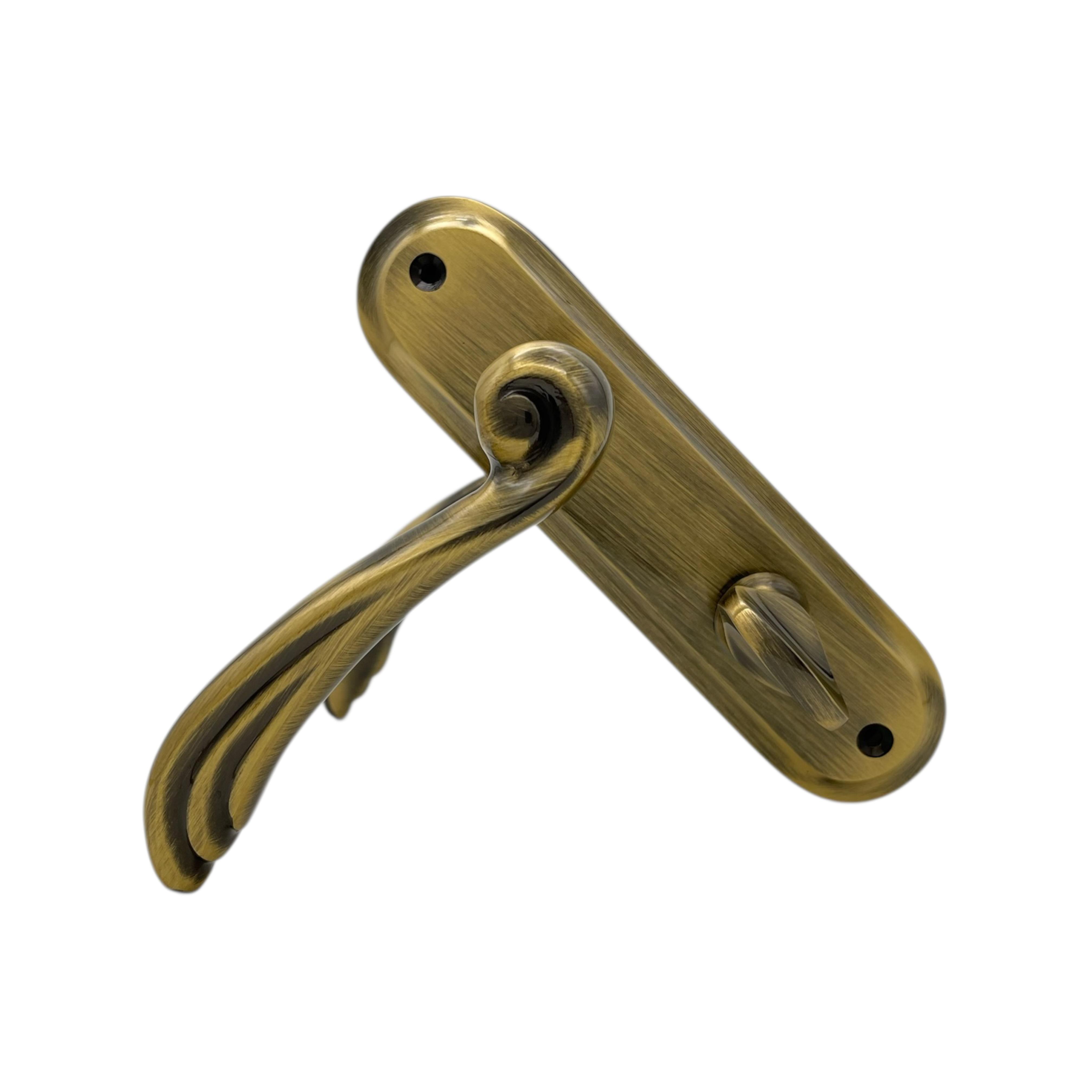 Дверная ручка под защелку Ozcanlar TUNA WC 62 мм Antik