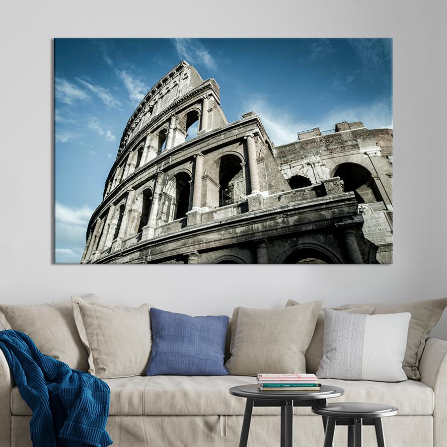 Картина город Руины Колизея 51x34 см (A694-1)