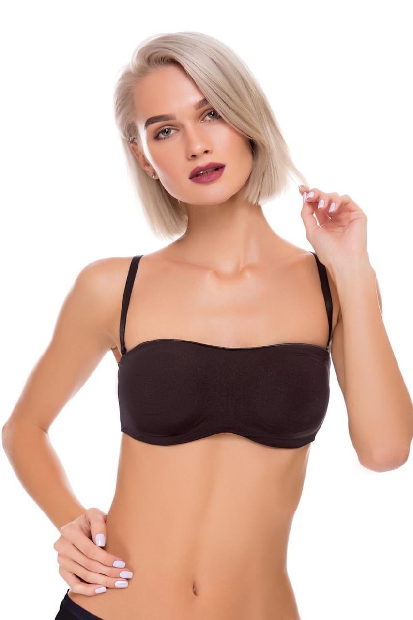 Бюстгальтер бандо Sielei 1340 Nero 80B Чорний (1851670589)