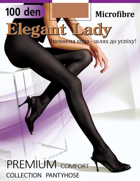 Колготи еластичні Elegant Lady Premium comfort 100 den р. 6 NATURAL