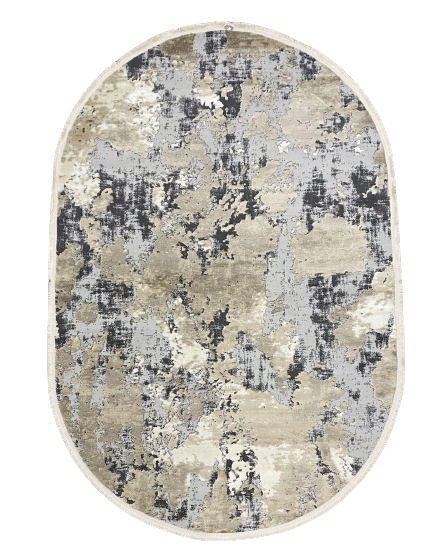 Ковер Optimum Low Pm03C Grey/Light Brown/Oval (6032-10)