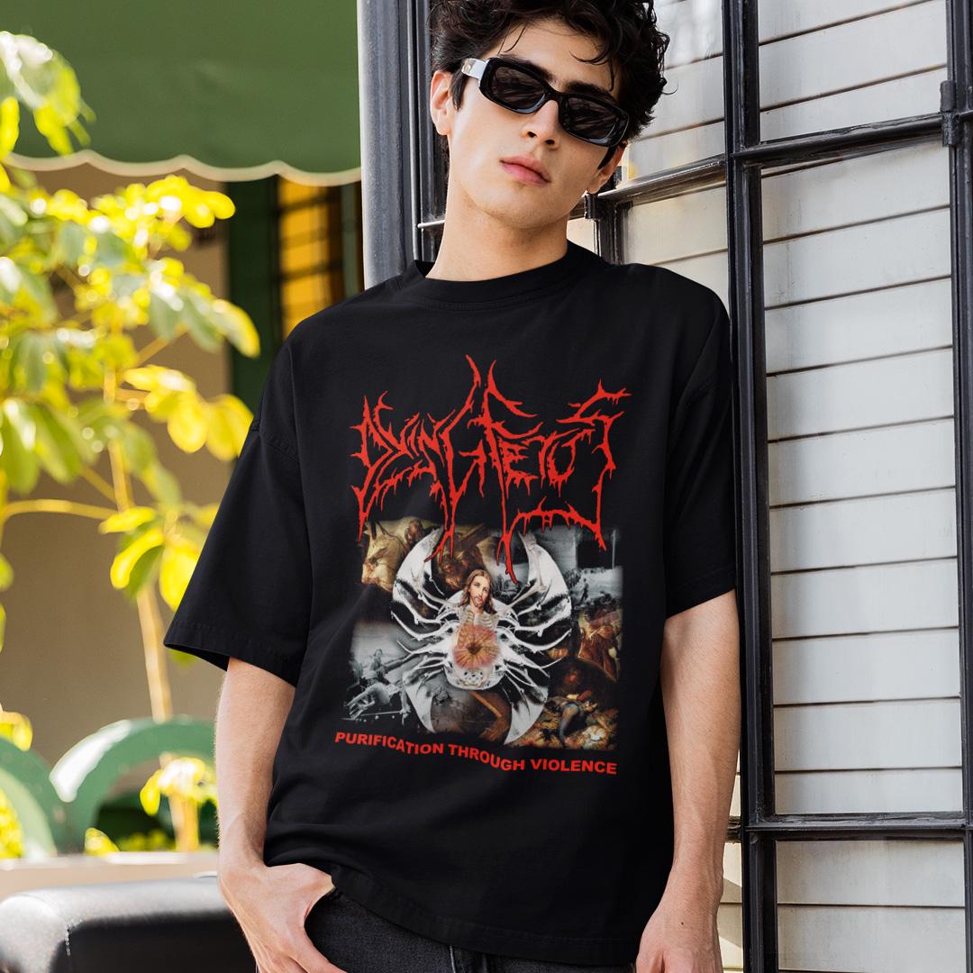 Футболка мужская Dying Fetus Purification Through Violence 1996 S Черный (00000007790)