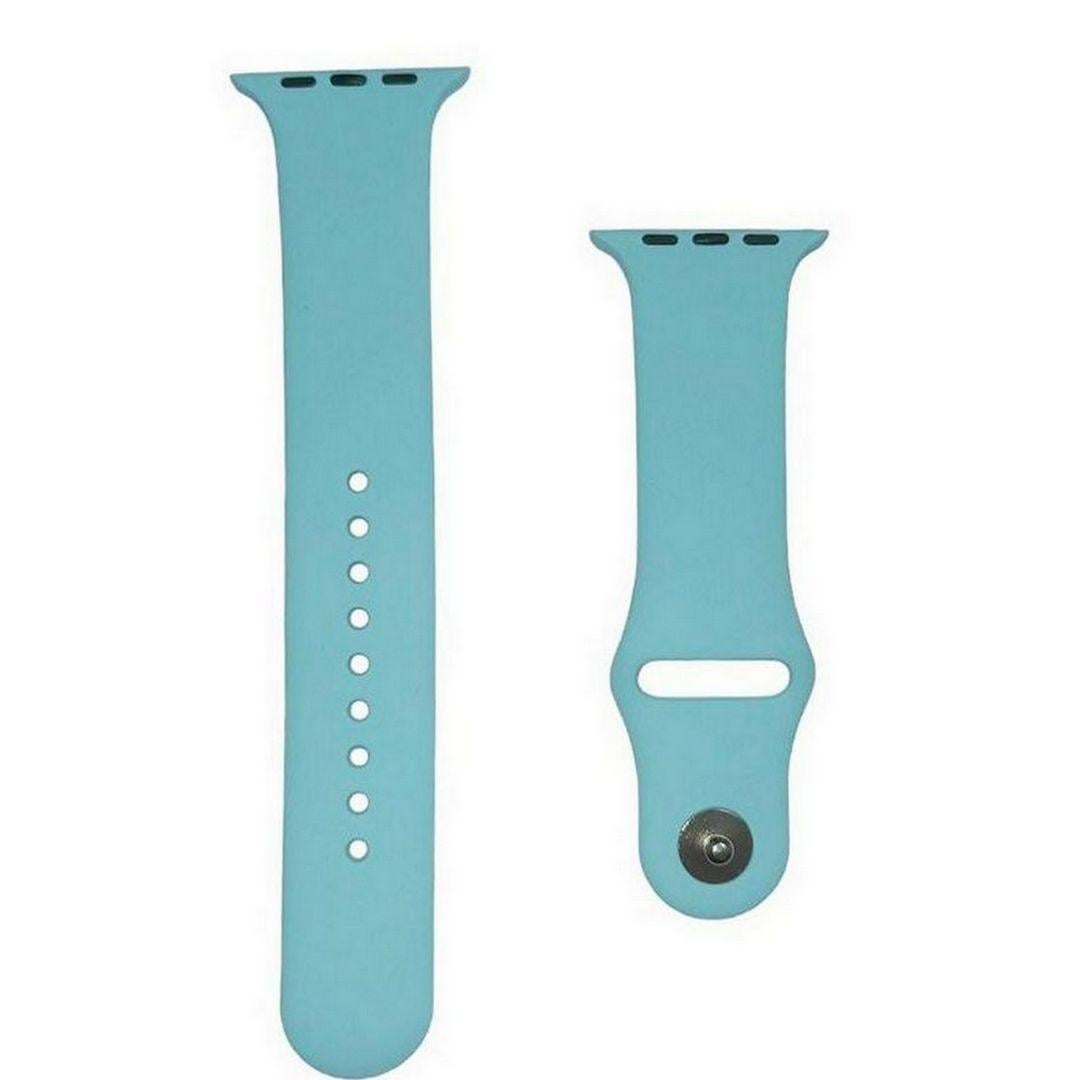 Ремешок силиконовый для Apple Watch 42/44/45/49 мм Light Blue