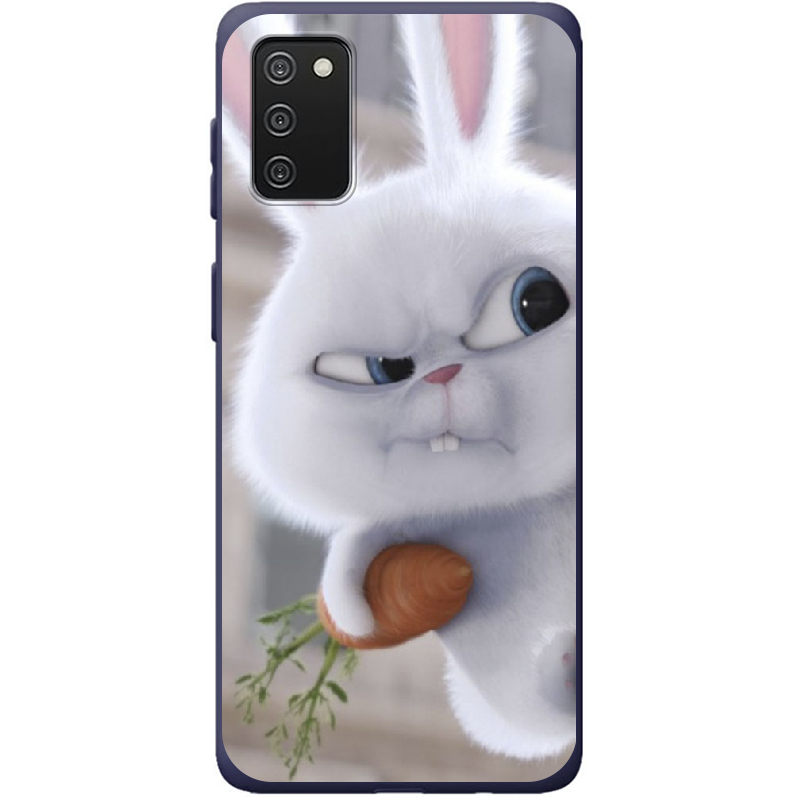 Чехол BoxFace Samsung A025 Galaxy A02S Rabbit Snowball Синий силикон (41511-up1116-42500)