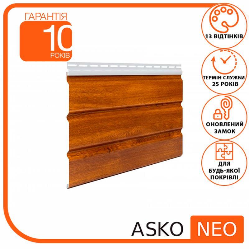 Софит Asko NEO под дерево без перфорации Золотой дуб (343508530) - фото 2