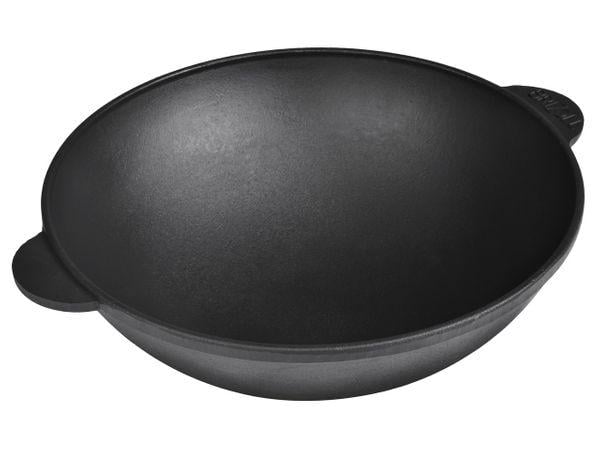 Сковорода-Wok Brizoll D 30 см материал чугун Black (W30)