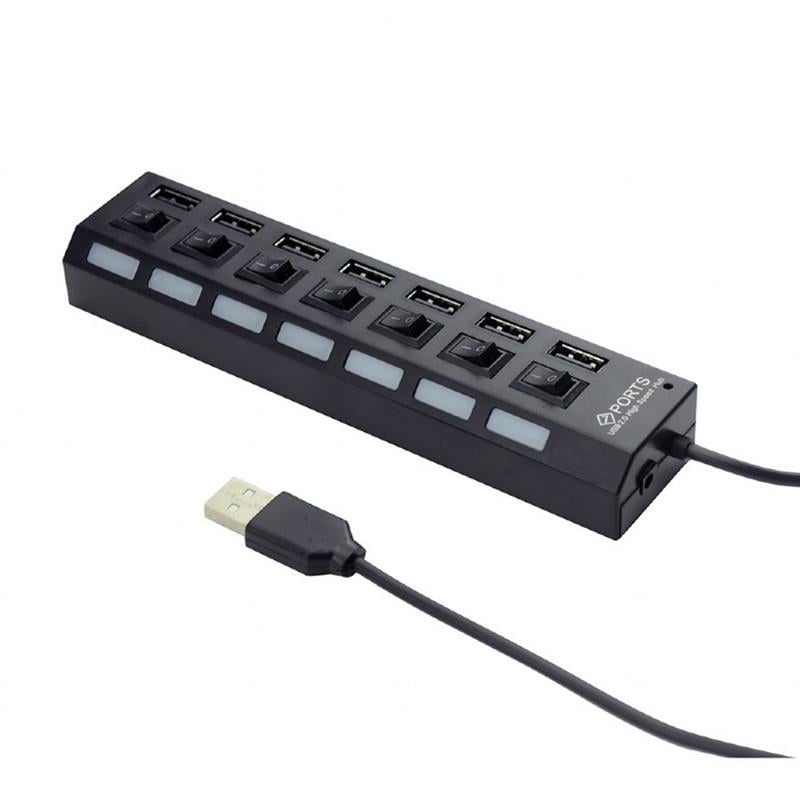 USB-хаб Gembird UHB-U2P7-03 USB-A 7 портов 55 см USB 2.0 Black (35575470) USB-хаб Gembird UHB-U2P7-03 USB-A 7 портов 55 см USB 2.0 Black (35575470)