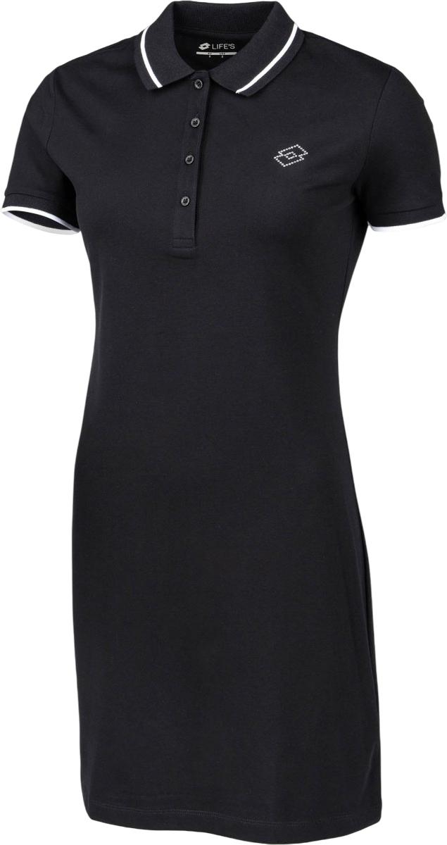 Платье-поло женское Lotto POLO- D DIANA W STC PQ 215839/1CX M Черный (48070-48)