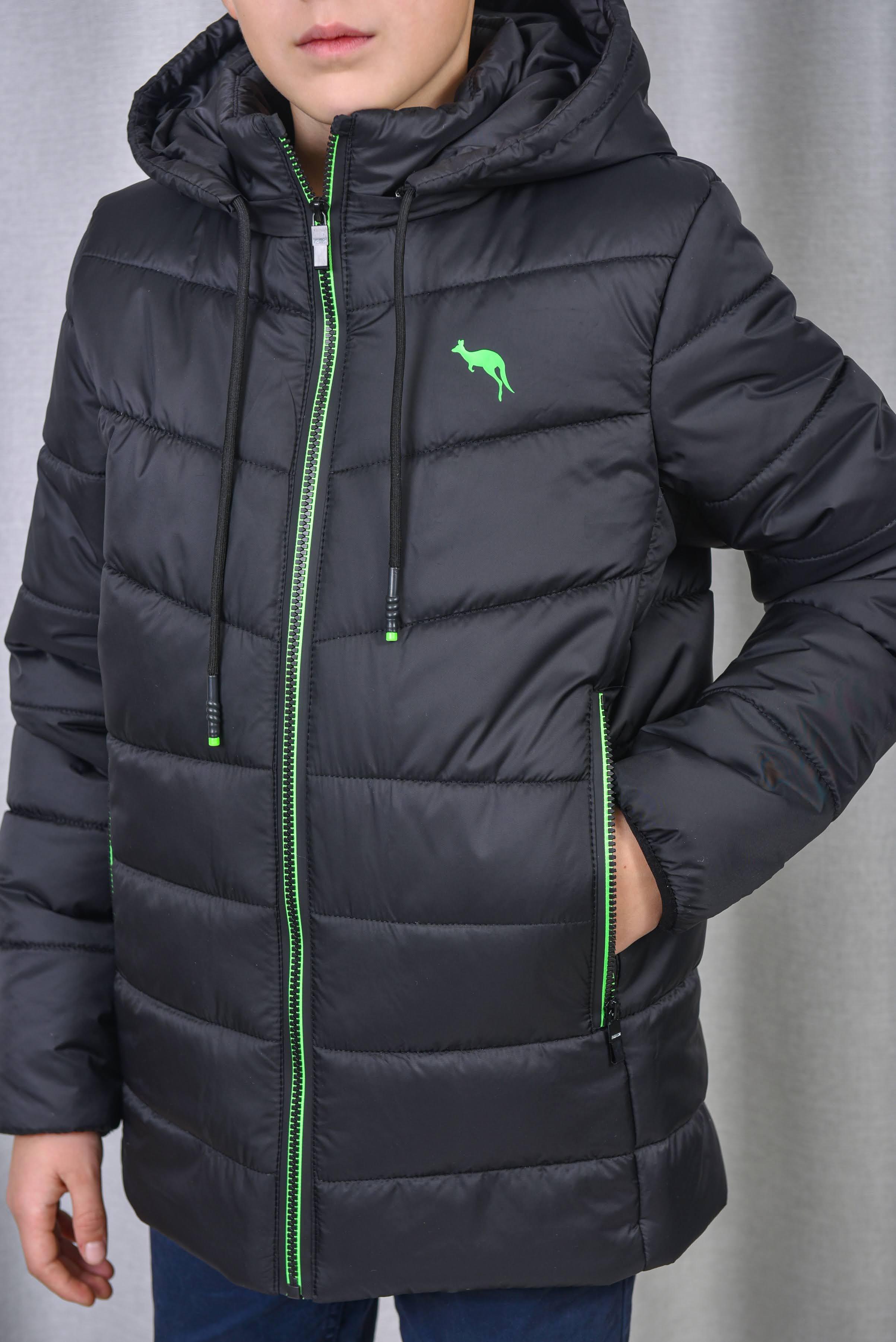 Куртка для хлопчика демісезонна Kangaroo 146-152 см Чорний (PL-93647-152ч) - фото 6 Куртка для хлопчика демісезонна Kangaroo 146-152 см Чорний (PL-93647-152ч) - фото 6