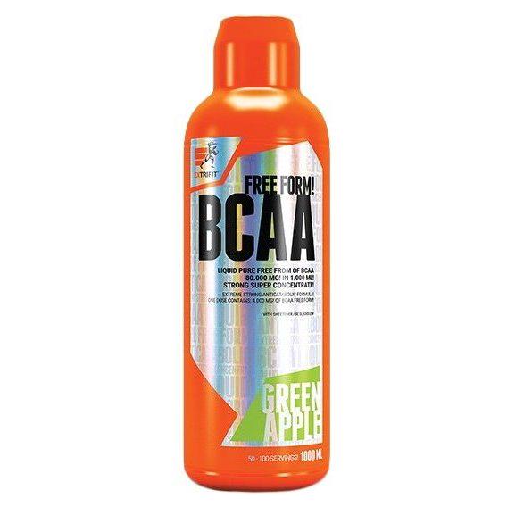 Амінокислота BCAA для спорту Extrifit BCAA Free Form Liquid 80000 мг 1000 мл 20 порцій Apple