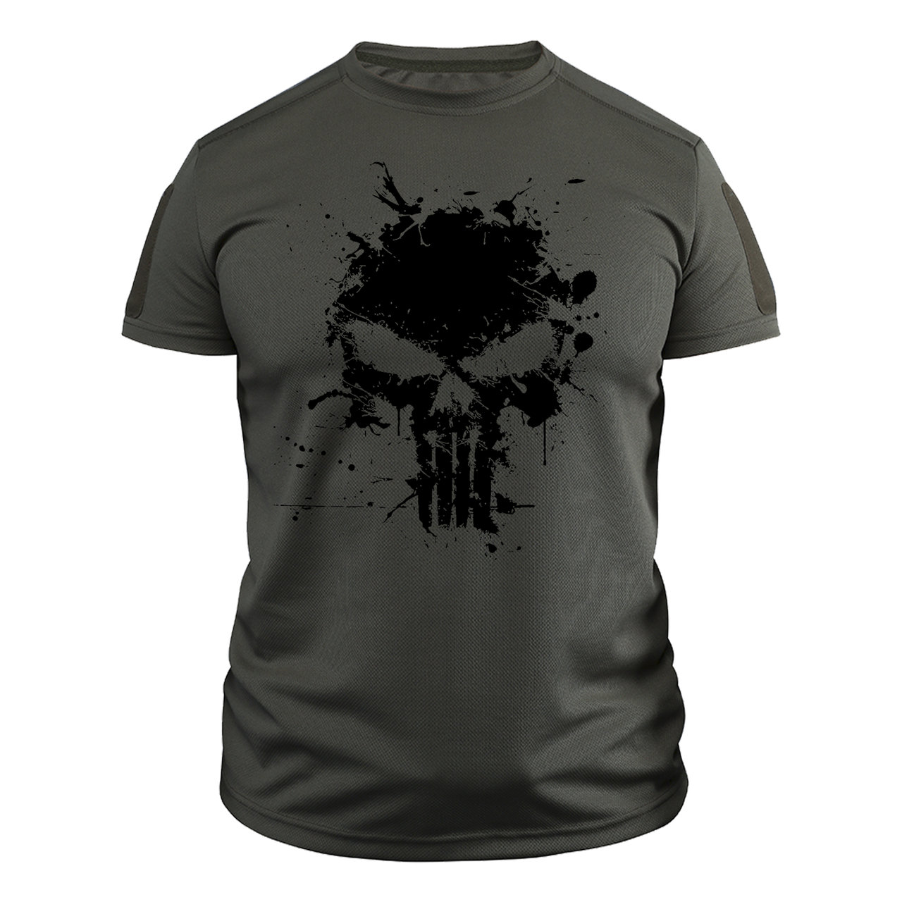 Футболка военная CoolMax PUNISHER ВСУ XXL Оливковый (TS-C-7-XXL)