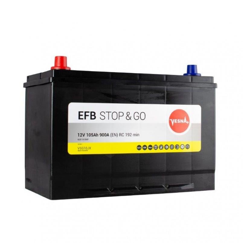 Акумулятор Vesna Battery EFB JIS 313 105Ah 12V