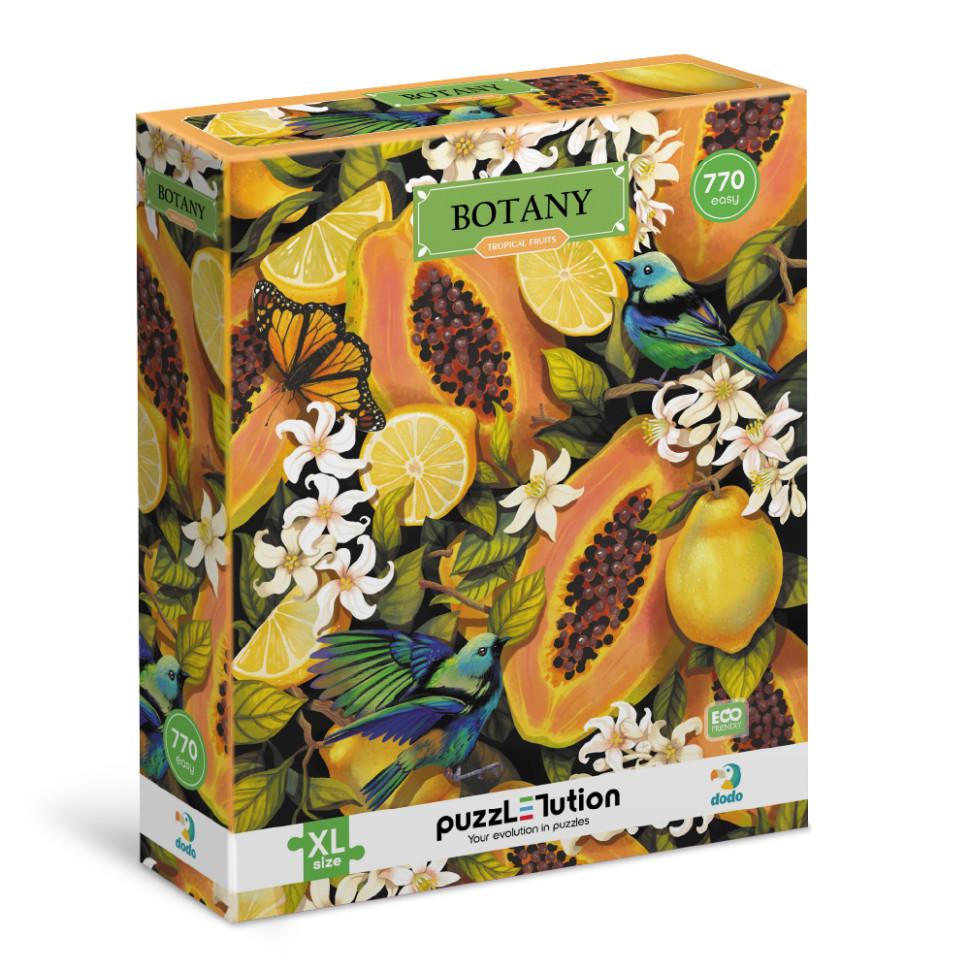 Пазл классический DoDo Toys Easy-XL Ботаника. Тропические фрукты 770 эл. Желтый (IP-177-P-1239)