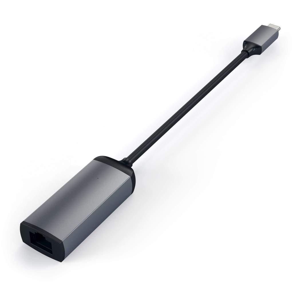 Адаптер Satechi Type-C Ethernet Adapter, Space Gray(ST-TCENM) - фото 2
