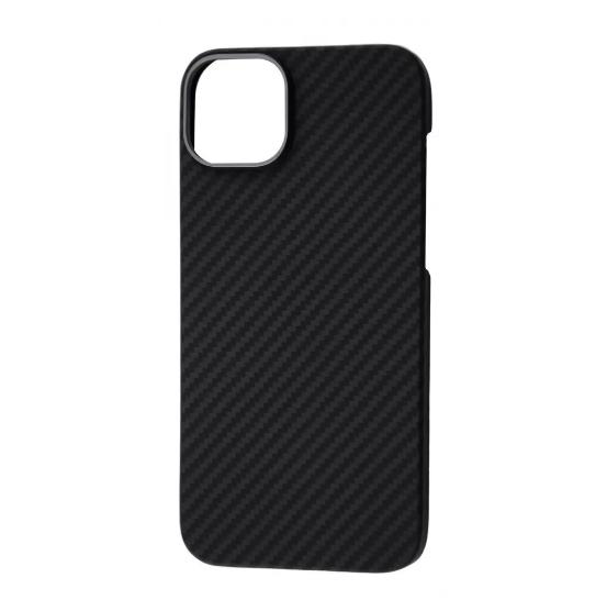 Чехол-накладка для телефона WAVE Premium Carbon Slim with Magnetic Ring iPhone 15 black (512220001) Чехол-накладка для телефона WAVE Premium Carbon Slim with Magnetic Ring iPhone 15 black (512220001)